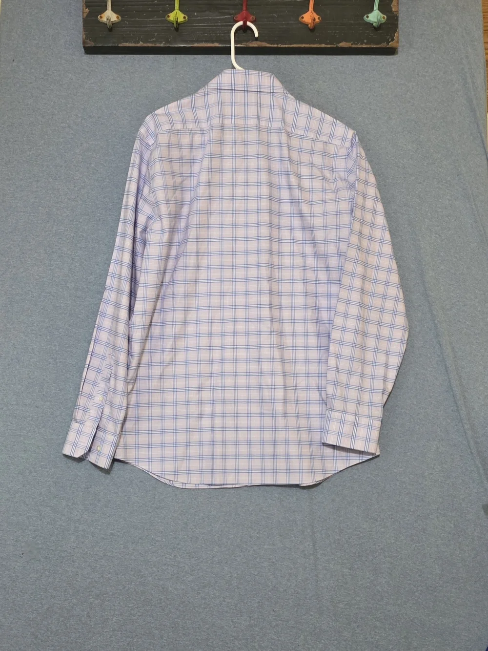 Banana Republic Hi Dri Slim Fit Plaid Dress Shirt